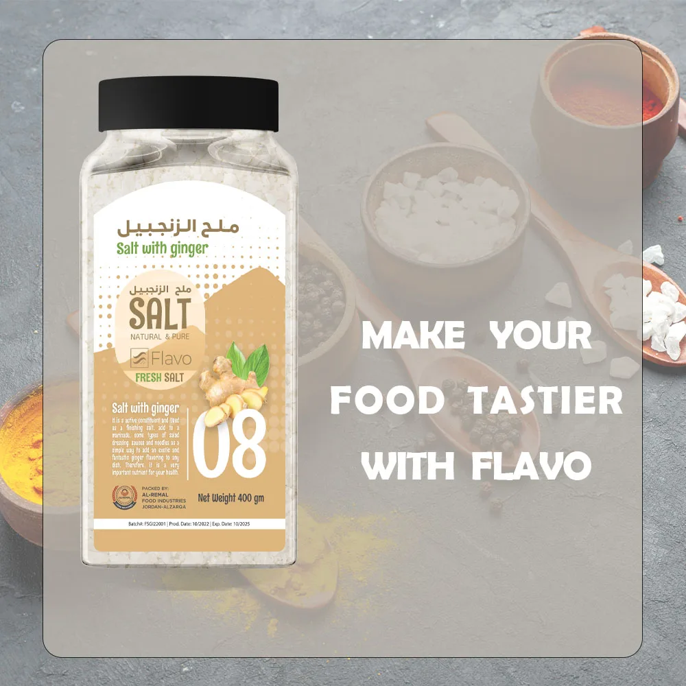 Certified Gap Air Dry Ginger Salt Fresh Ginger Mixed With Sea Salt Powder Factory At Low Price