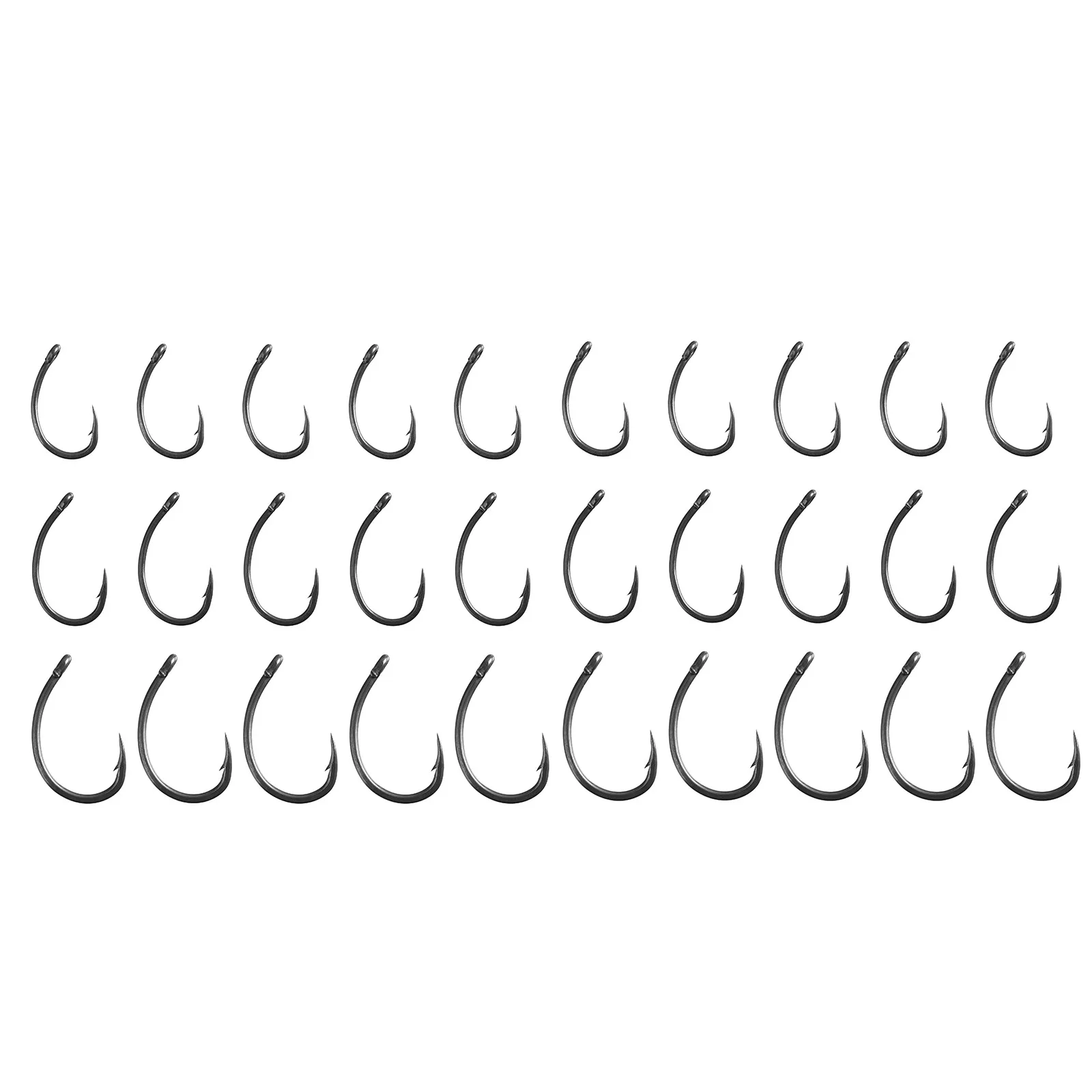 Carp Fishing Hooks with Anti-Rust Coating, Barbed Design, and High Penetration for Secure Hooking in All Water Conditions