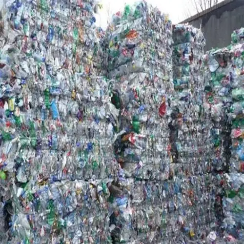 Recycling waste plastic PET waste pet bottle scrap for sale.