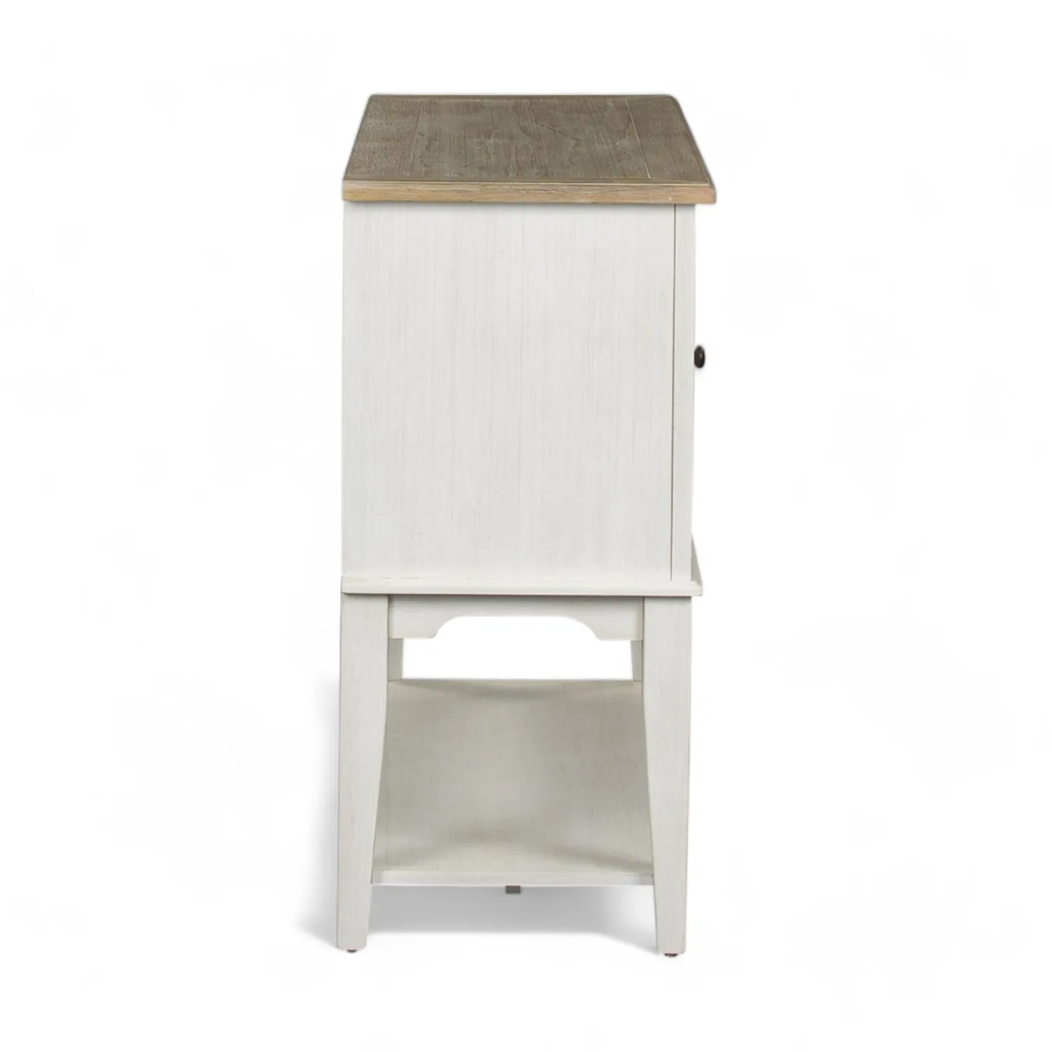 Nordic Style Whitewash Dining Room Sideboard Storage Cabinet Wood American Free Standing Buffet for Kitchen Home Furniture