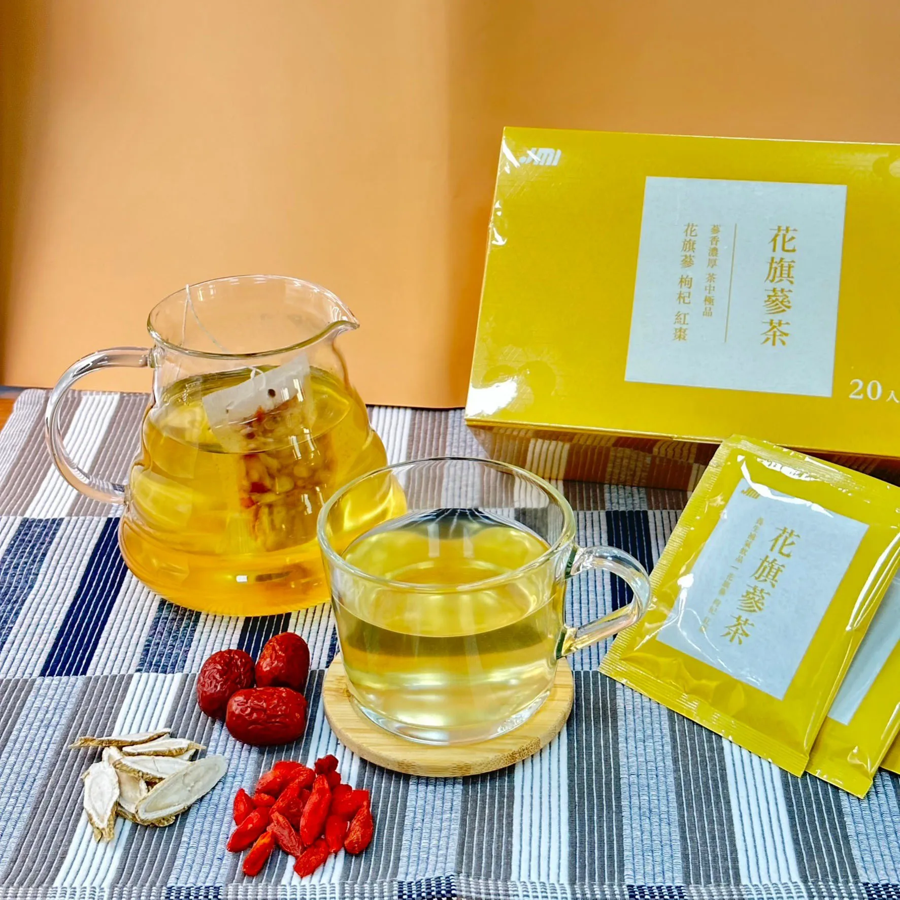 Jhen Mau Instant Health Tea American Ginseng Tea Bag Buy Custom