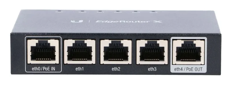 Edge Router X Er-x 5 X Gigabit Ports Poe 24 V 5x 10/100/1000basetx ...