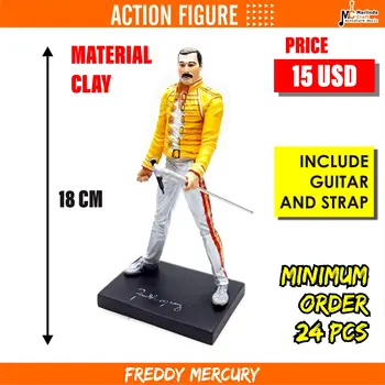 フレディ・マーキュリー アクションフィギュアコレクション 18cm
