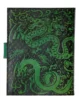 Black with green