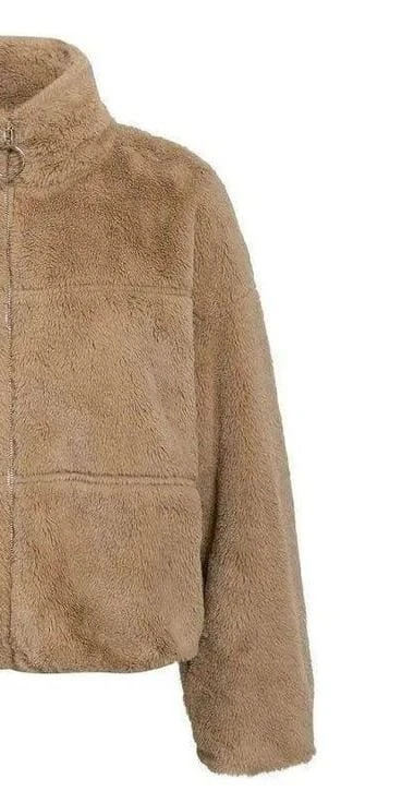Fur And Faux Women Winter Sweatshirts Plush Warm Top Double Hoodies Men Pullover Loose Soft Thick Top Streetwear - Image 3
