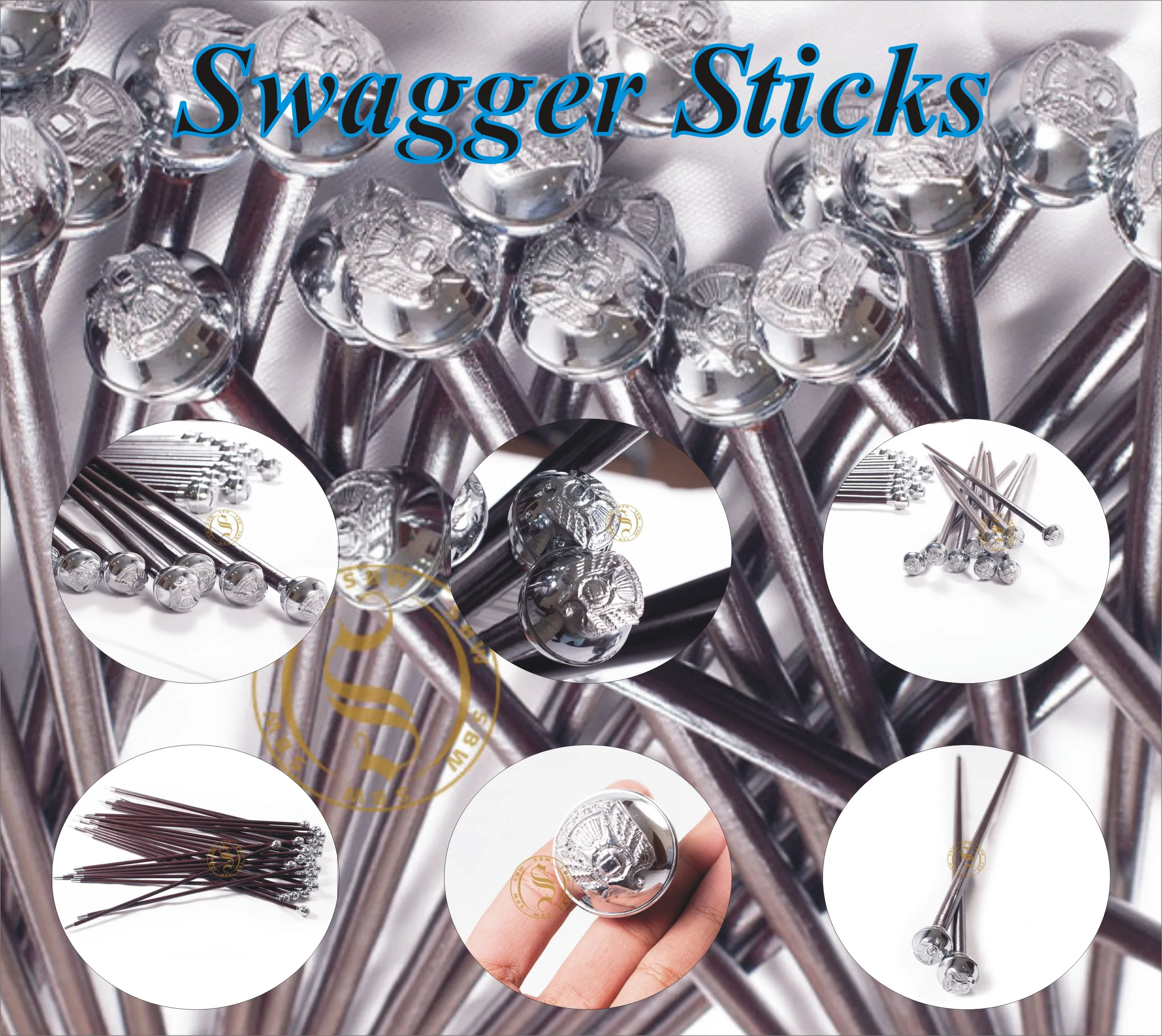 Custom Ceremonial Uniforms Swagger Canes Ceremonial Swagger Stick ...