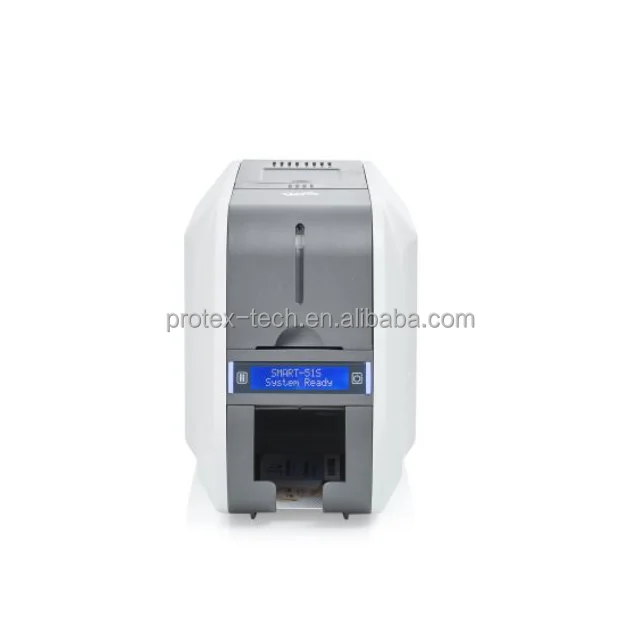 Idp Smart 51 Id Card Printer Single Sided Or Dual Sided Pvc Plastic