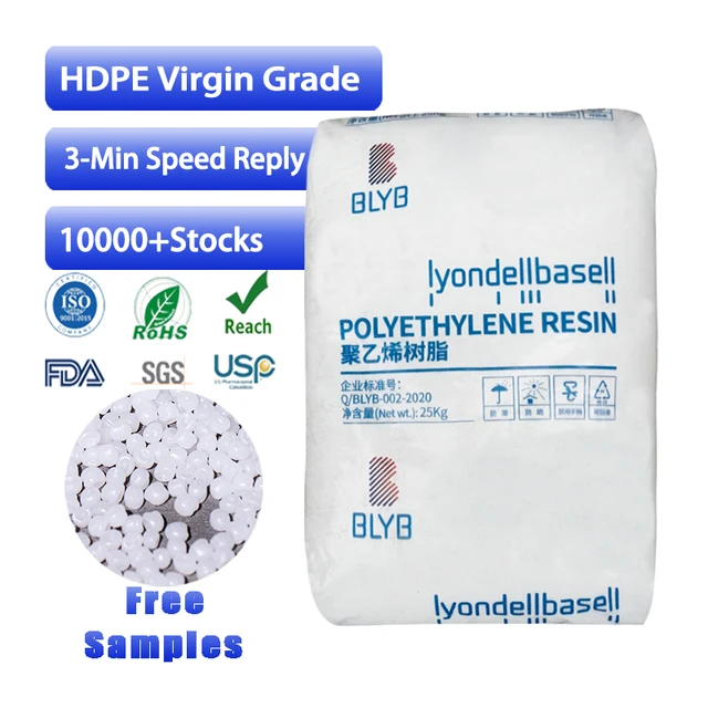 HDPE Tr144 SINOPEC Virgin Lldpe Granulated Ldpe Granules Raw Plastic Materials Resin High Density Polypropylene Pellet