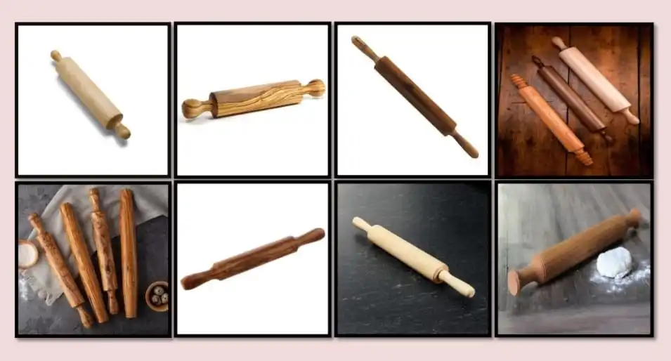 Traditional Wooden Rolling In Vintage Design Mini Size Wooden Rolling