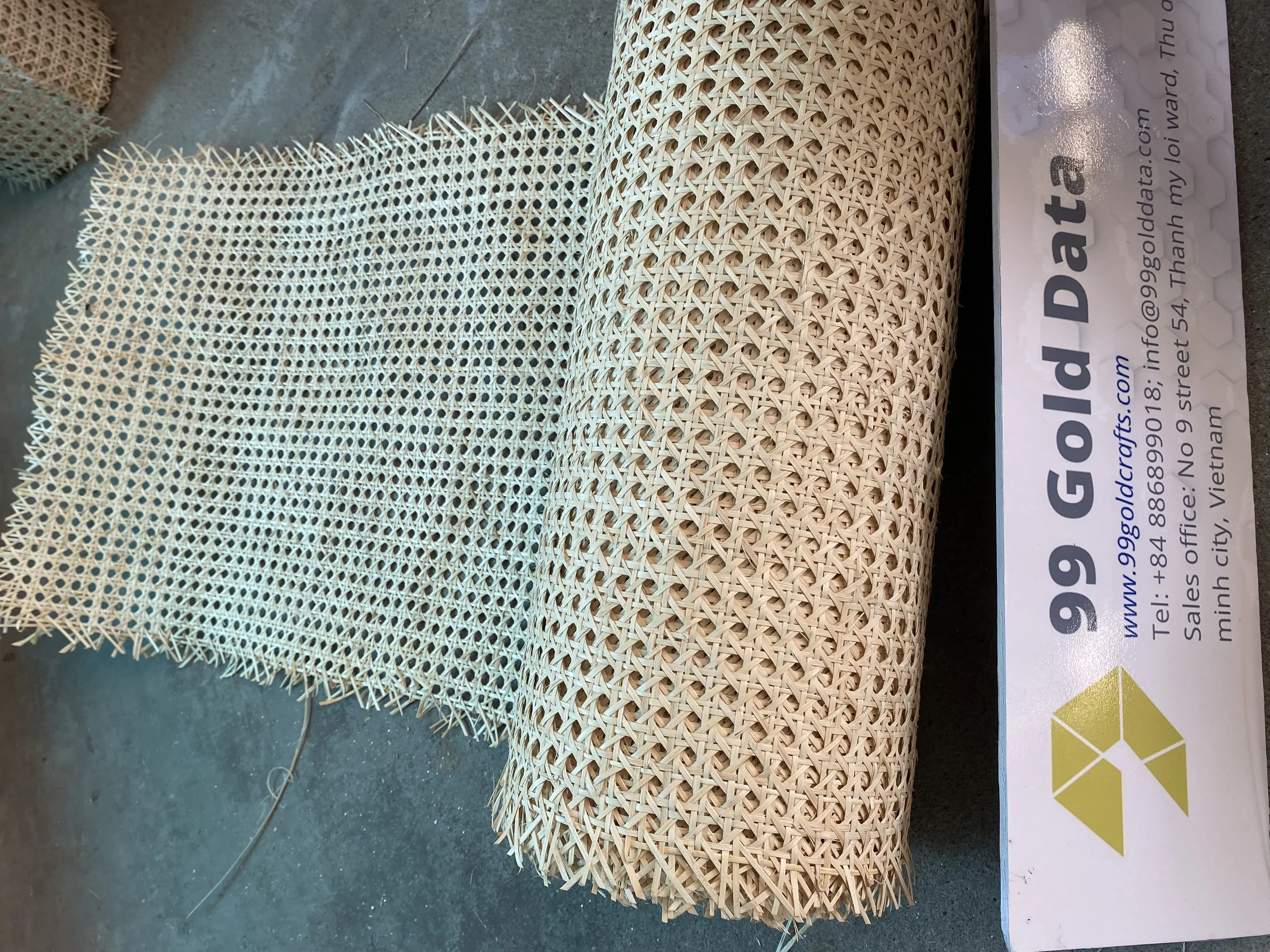 Vietnam Pressed Cane bing Kit Radio Weave Mesh For Wicker Rattan