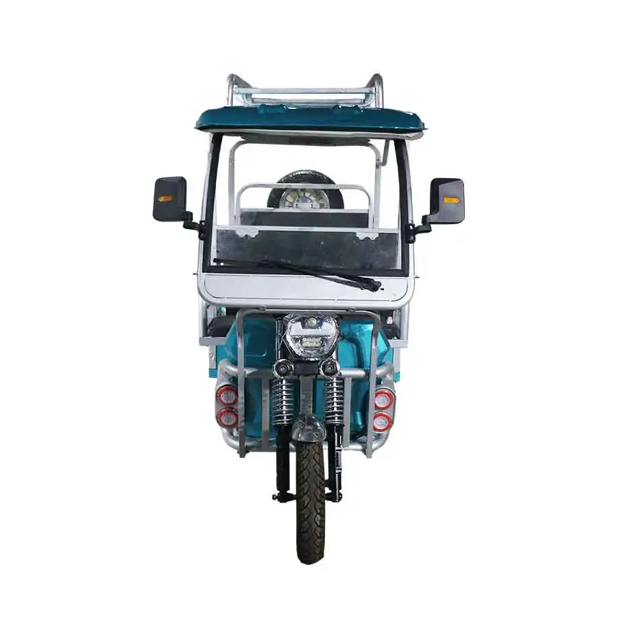 QSD 1200W Electric Rickshaw 48V Open Body Battery-Powered Passenger-Friendly 30-50km/h 90km Range Factory Direct Wholesale Price