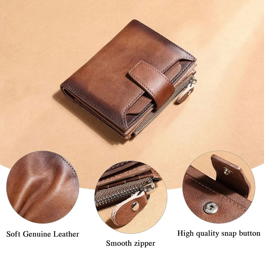 2024 Online Selling Leather Wallet Pakistan Factory Made Solid Color