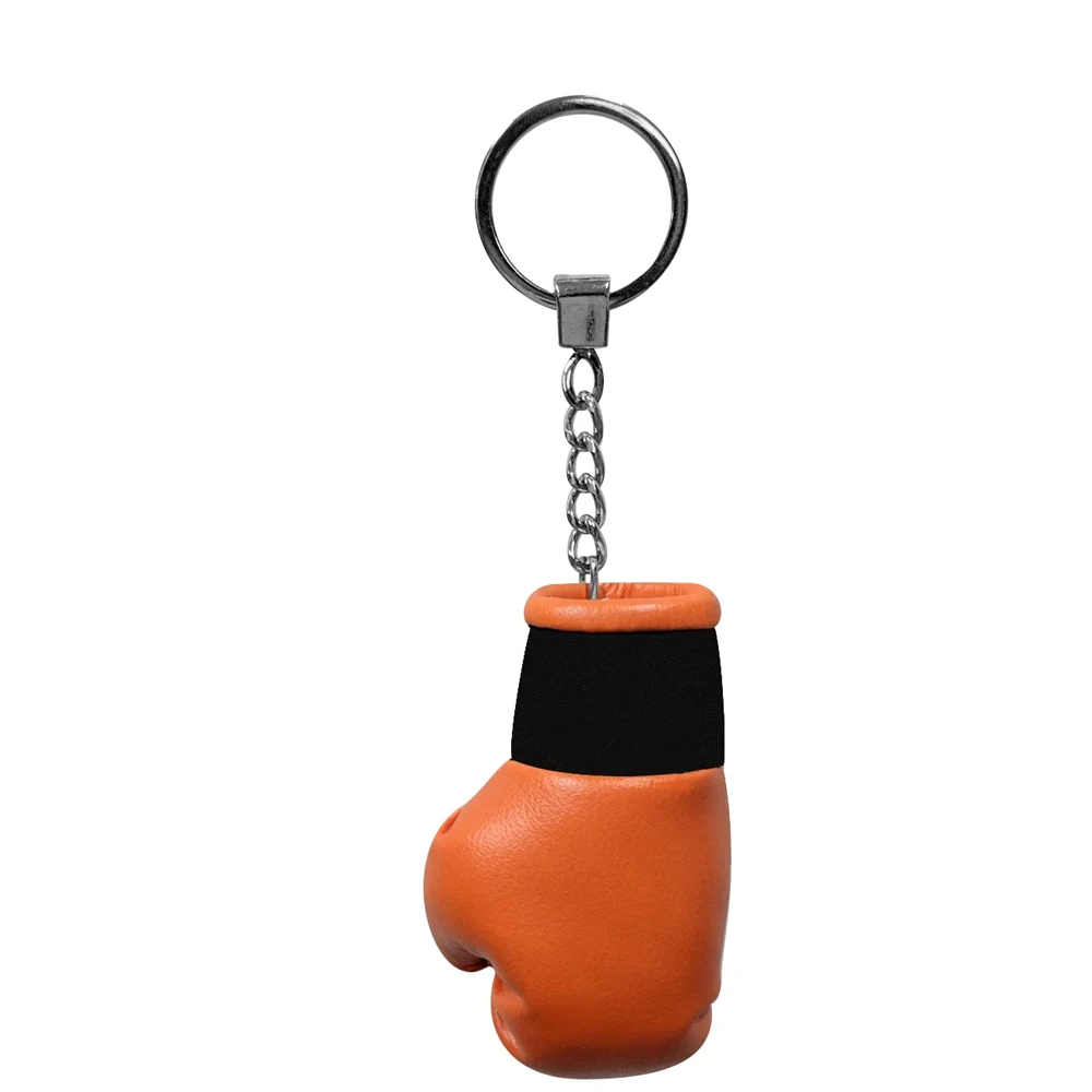 Personalized Promotional Soft Pvc Gift Boxing Gloves Keychain Custom