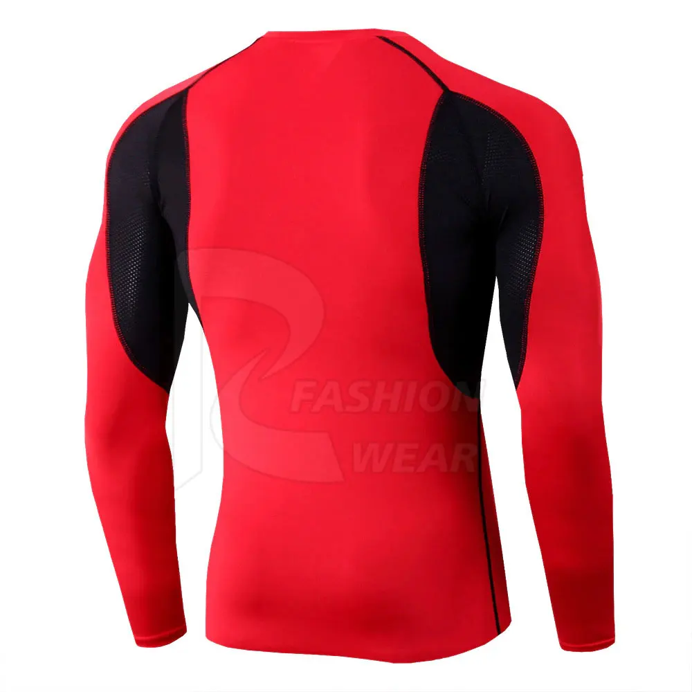 2022 Latest Design Men Rash Guard Solid Color Men Long Sleeves Rash