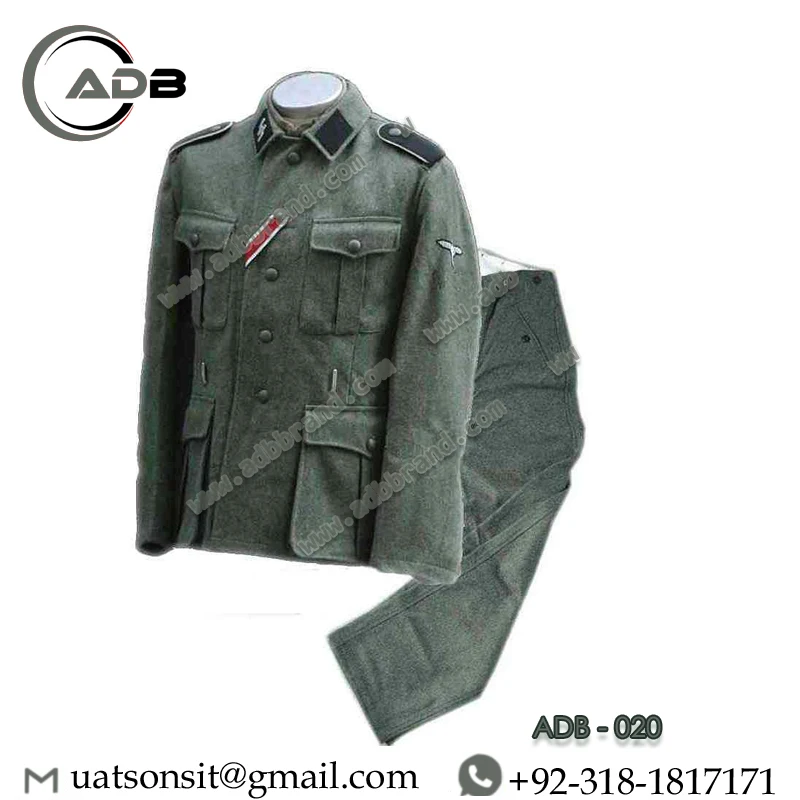 Ww2 German M36 Wool Uniform Set - Buy Ww2 German Uniform Olive Green ...