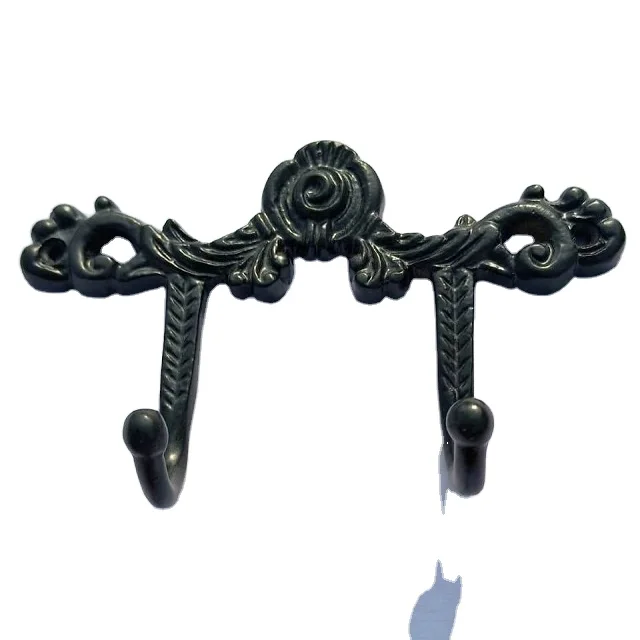 Screw in Black Cast Iron Coat Hooks at best price in Aligarh