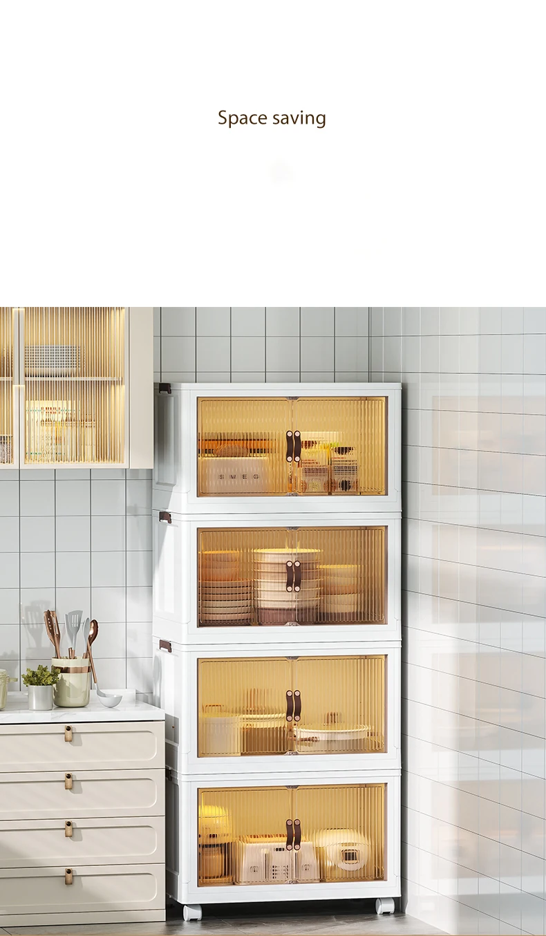 Largecapacity Kitchen Storage Box Removable Kitchen Storage