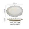 Plato ovalado de 12.5"