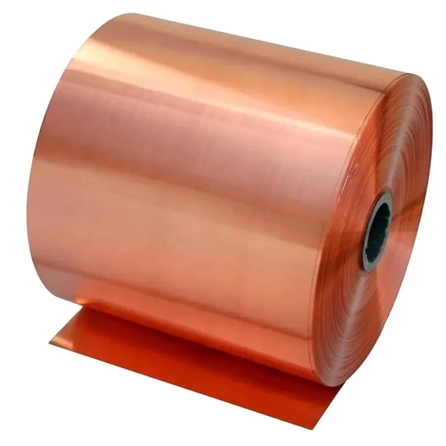 Copper Coil  Foil 0.1Mm Copper Foil For Battery C11000 Etp Tu1 Copper Strip Coil Manufacturer