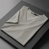 Light grey V-neck short sleeves