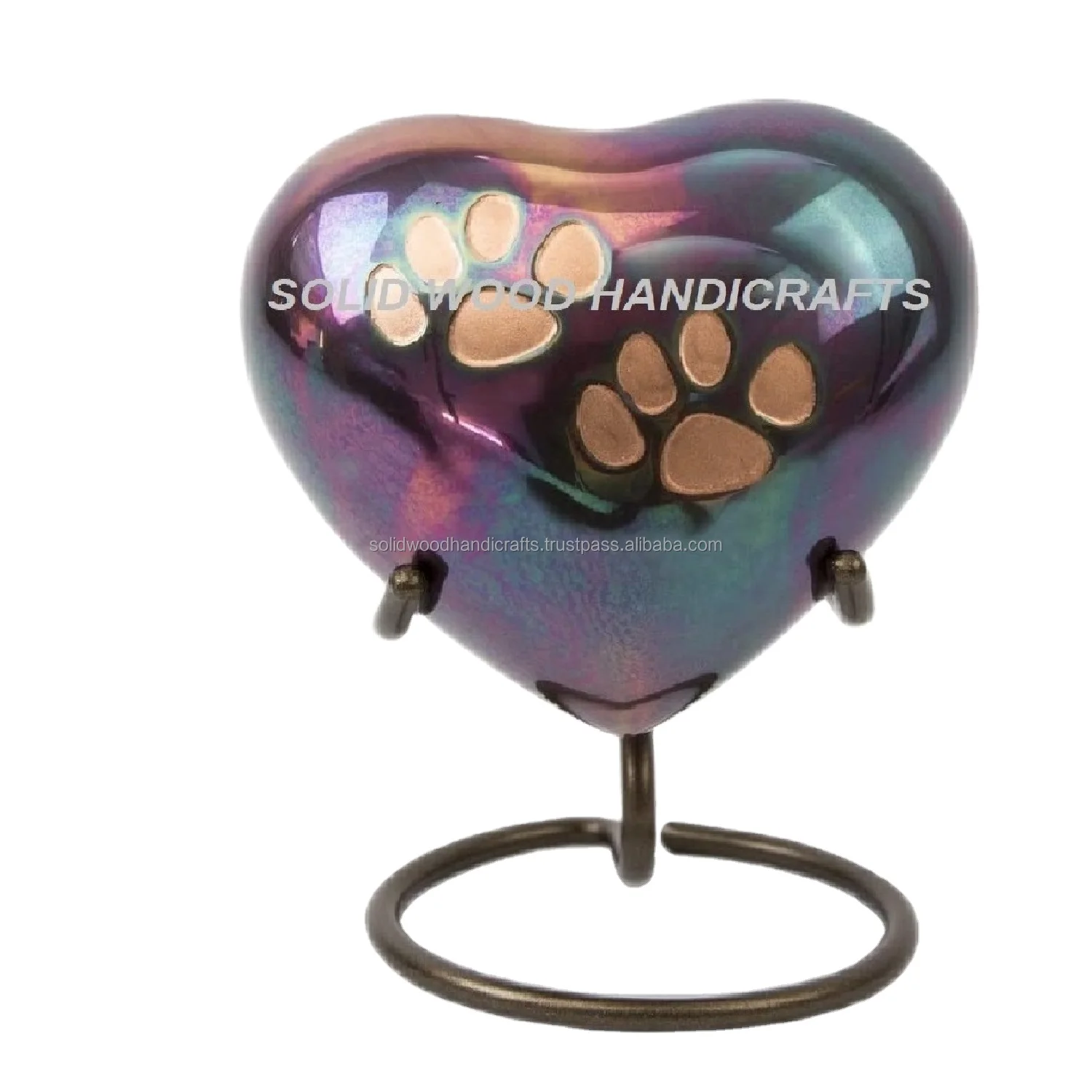 Eco-friendly Funeral Brass Pet Cremation Urns Memorial Cat Dog Pet Urns ...