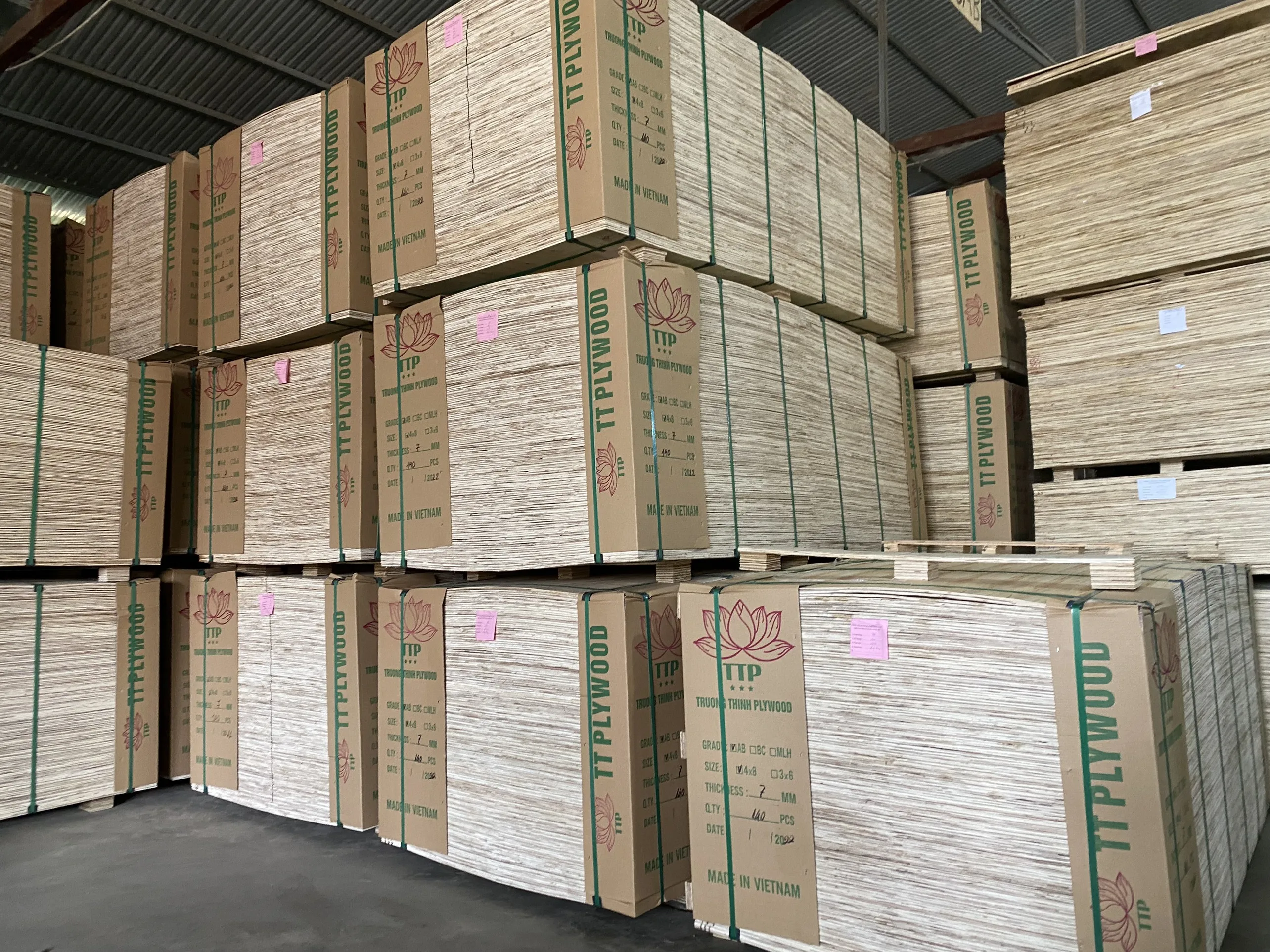 Packing Plywood Vietnam 1220*2440 Sheets Acacia/styrax Plywood ...