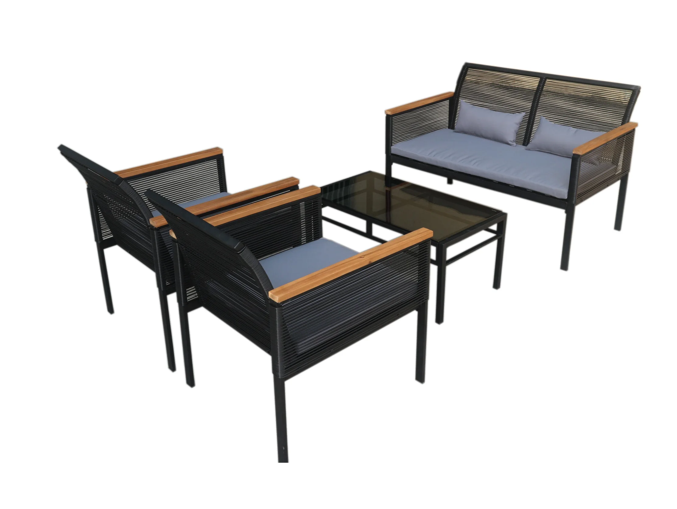 High Quality Cheap Price Rattan Wicker Garden Outdoor Furniture Steel