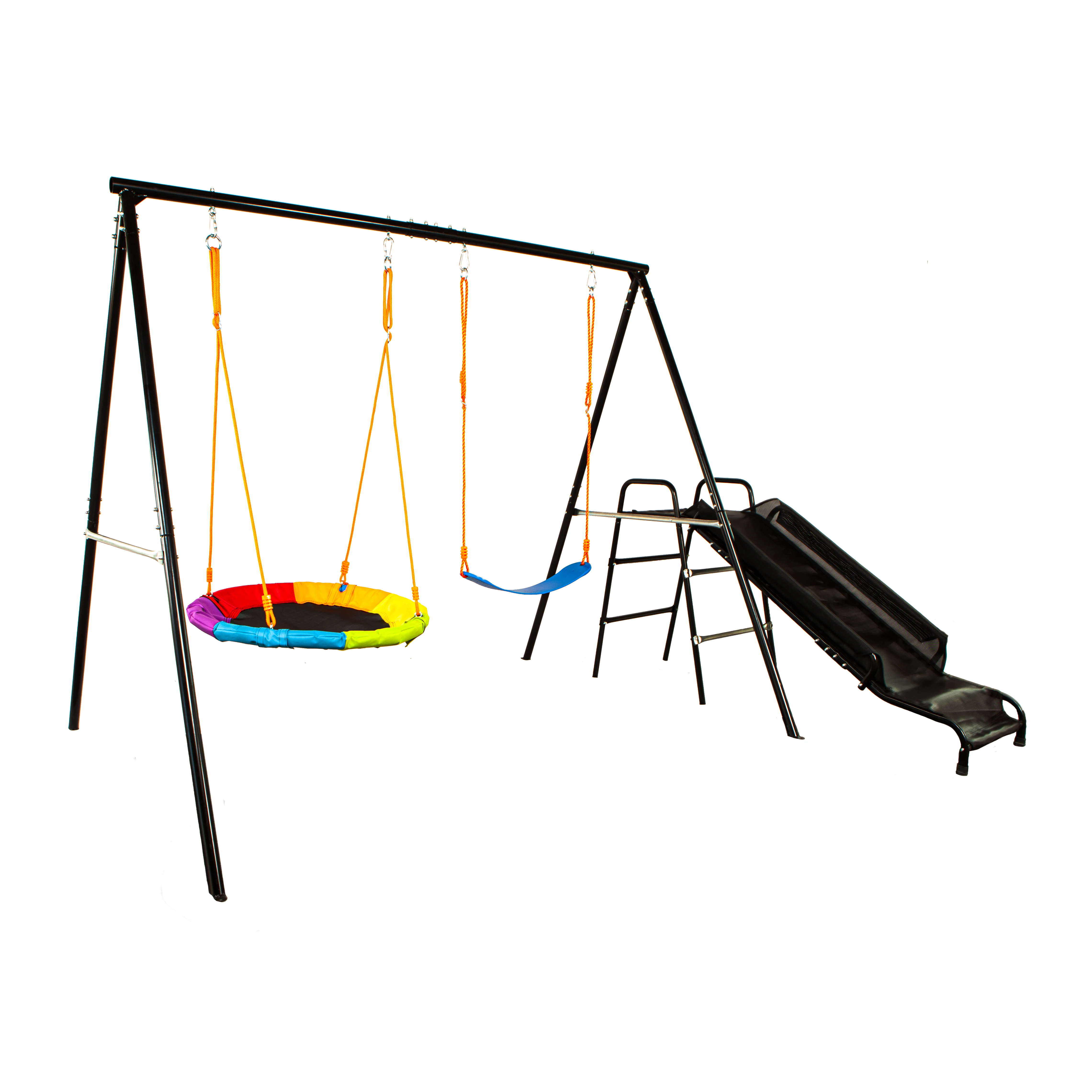 Enjoyable Outdoor Playground Children's Two Functional Swing Set For