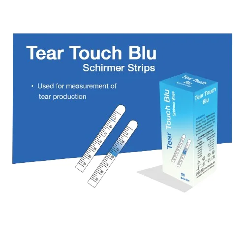 MARS INTERNATIONAL DIAGNOSTIC STRIPS OPHTHALMIC TEAR TOUCH BLUE PACK of ...