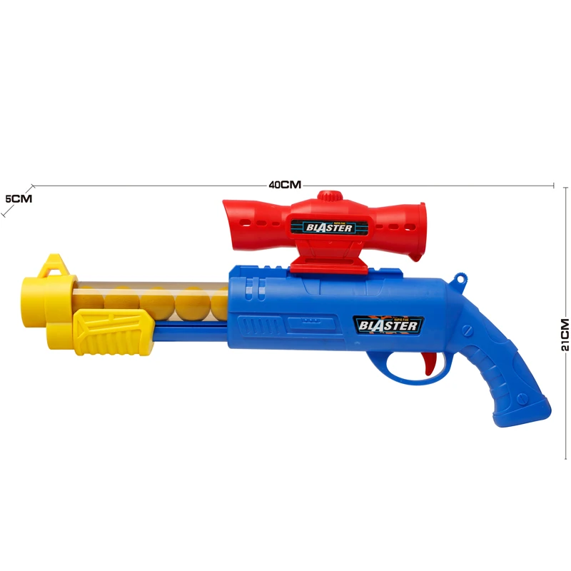 Soft Bullet Gun with Mouthing Tiger Shooting Game Toys Soft Foam Gun Toys for Boys and Girls