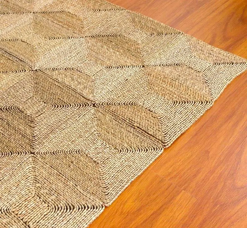 Seagrass Straw Natural Woven Mat Eco Friendly Area Rug Round Rugs And Carpets Bedroom Decor