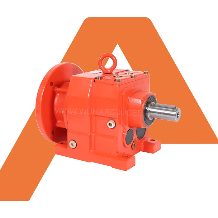 Helical Gearbox 12v DC Motor Speed Increase Hollow Inline Foot Mounted Helical Gearbox