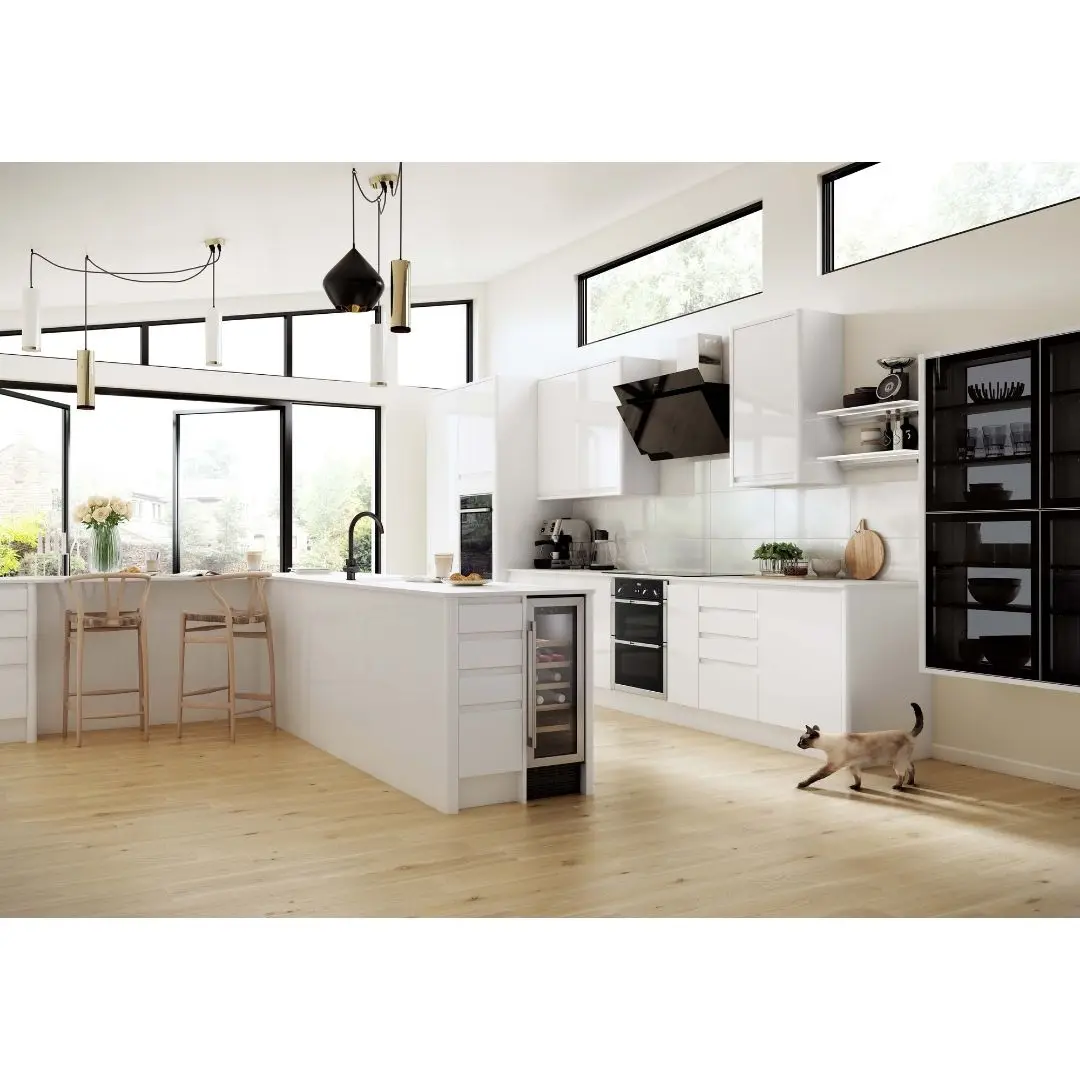 Kitchen Furniture Modern Price Interior Design Wood Veneer Kitchen