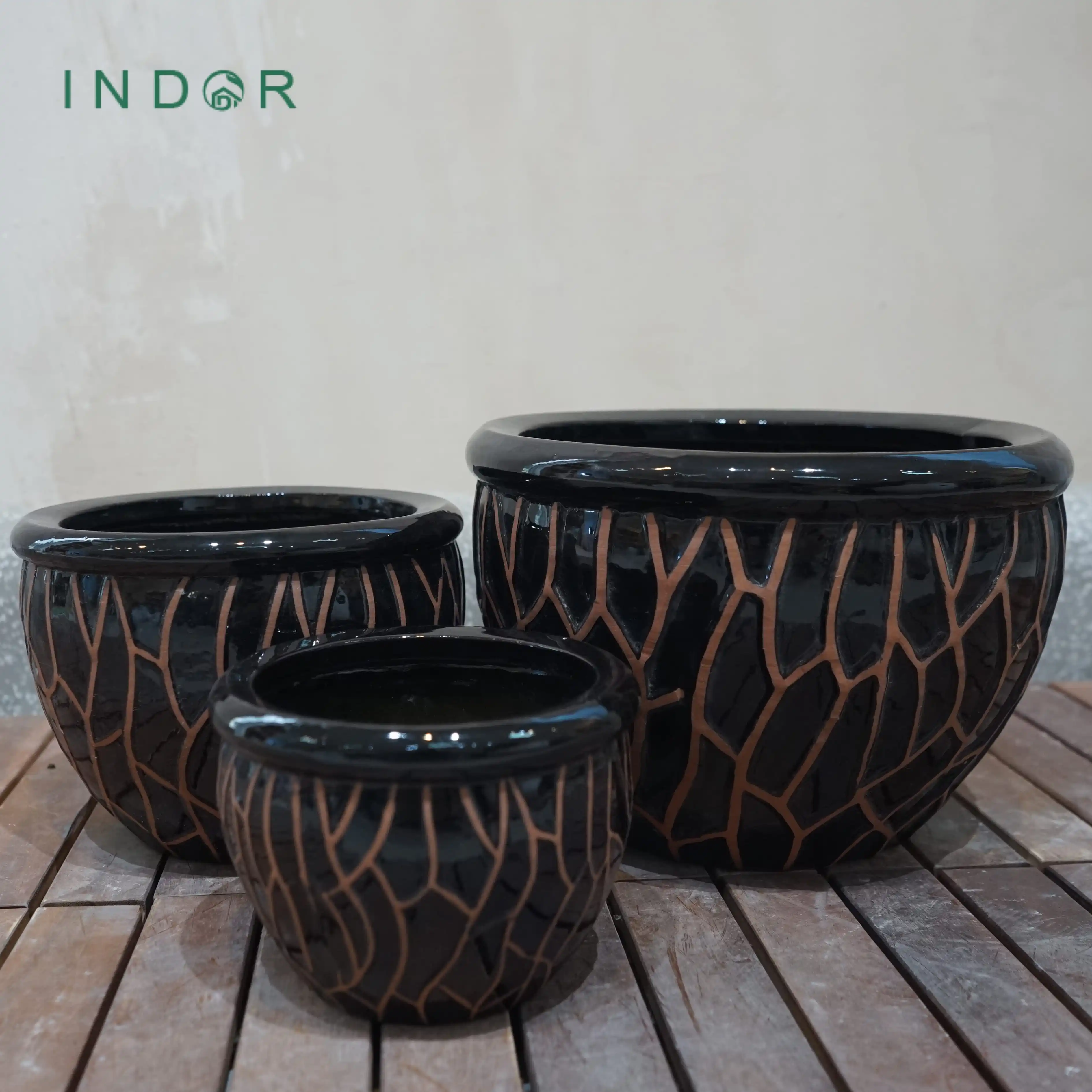 Home Hotel Garden Mediterranean Vietnam Origin Pallet Packaging Ceramic