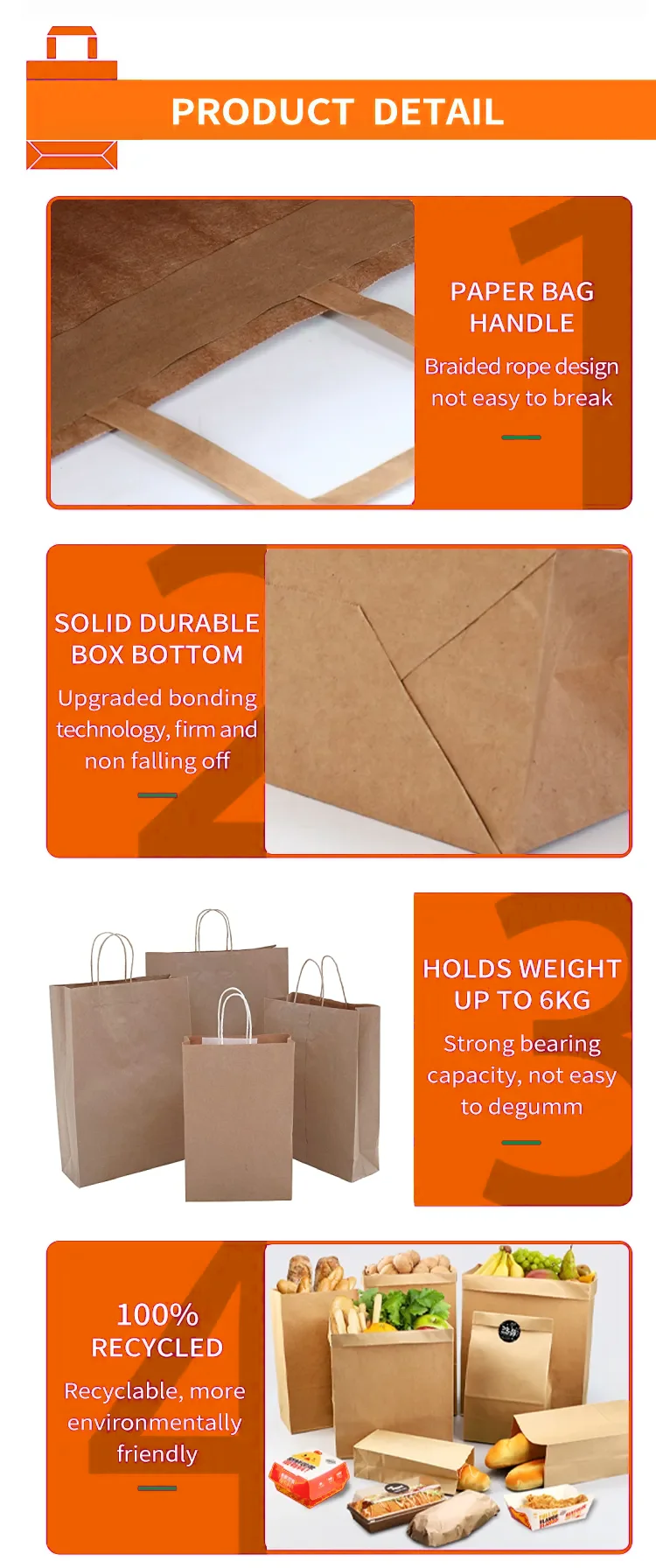 Printable Natural Kraft Paper Bags In Bulks With Twisted Handles India Kraft Paper Bag