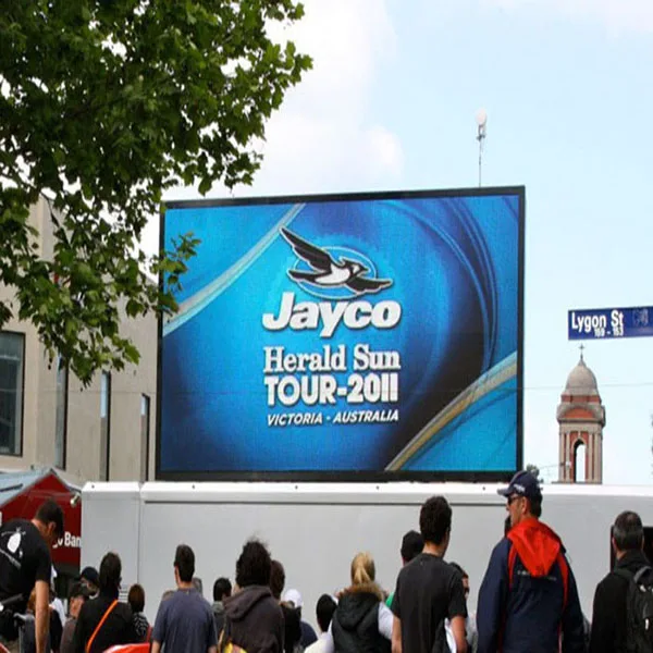 Commercial P10 Fixed Installation LED Screen IP65 Rated for Outdoor Use in Shopping Malls & Retail Stores