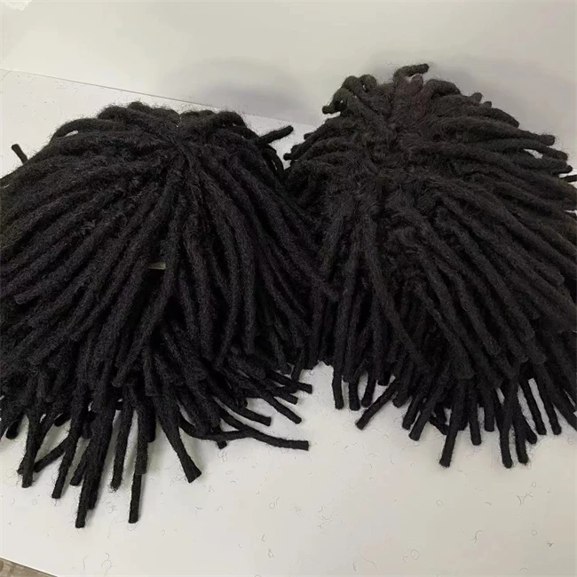 Wholesales Dreadlock Toupees Male Afro Curly Unit Full Lace Pu Wigs Toupee Dreadlocks For Men