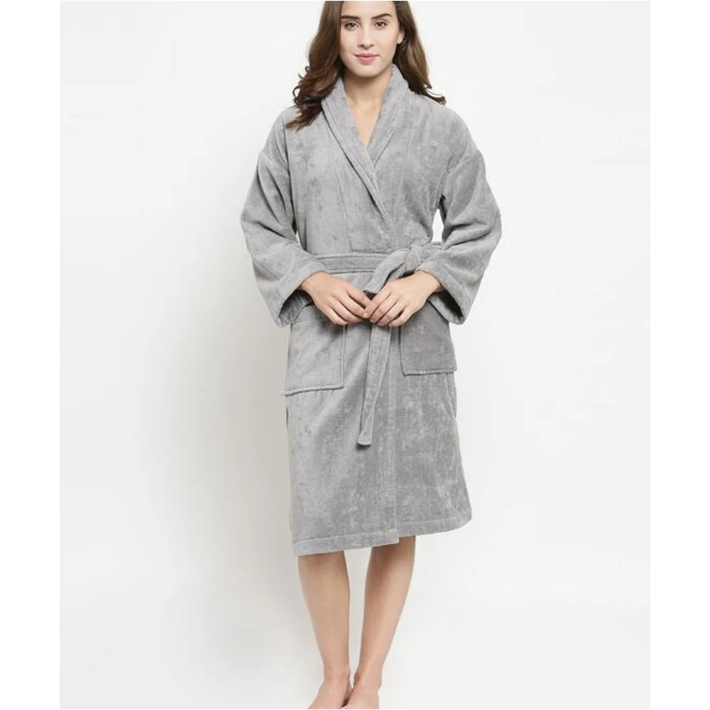 Wholesale Bath Robe Luxury Hotel Spa Robes Organic Cotton Waffle Luxury