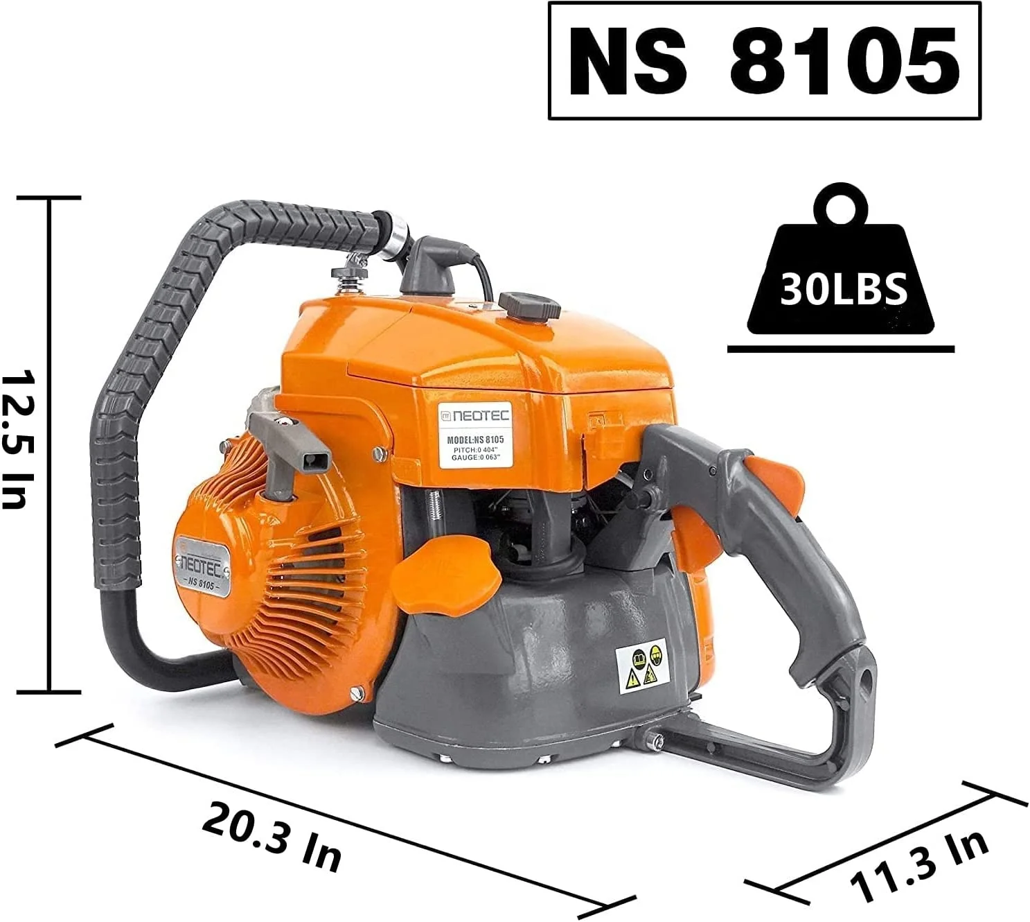 NEOTEC NS8105 105CC Chain Saw - Big Power Professional