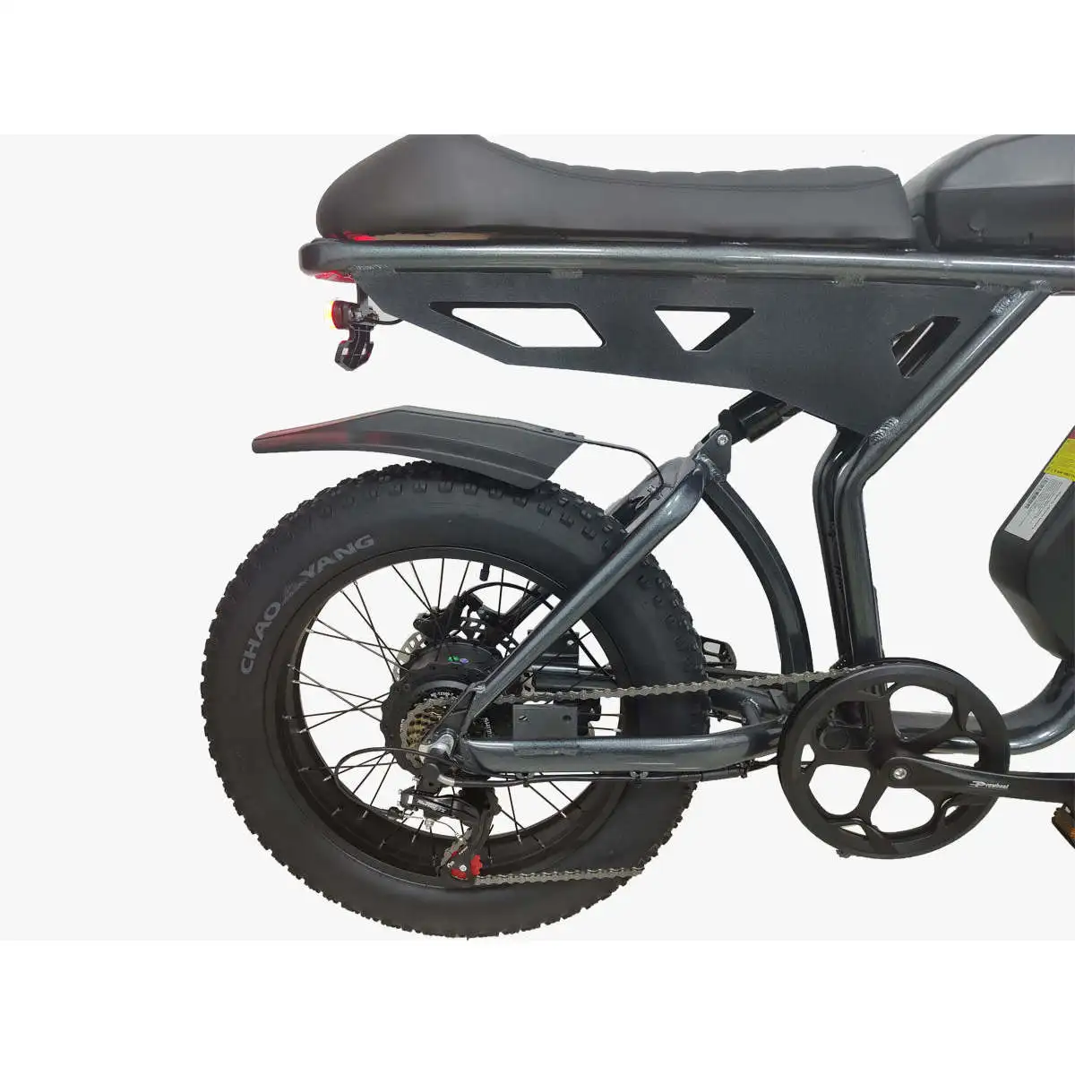 SMLRO U8 PLUS Dual Motor & Dual Battery (48V 21Ah & 19.2Ah) Electric Bike-2000W for 3000W Black/Yellow