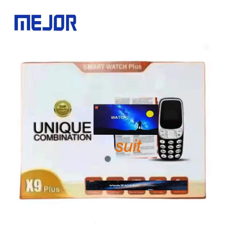 New 7 In1 Smartwatch Unique Combination X8 Wireless Watches TWS Earbud Mini Phone X9 Smart Watch Plus