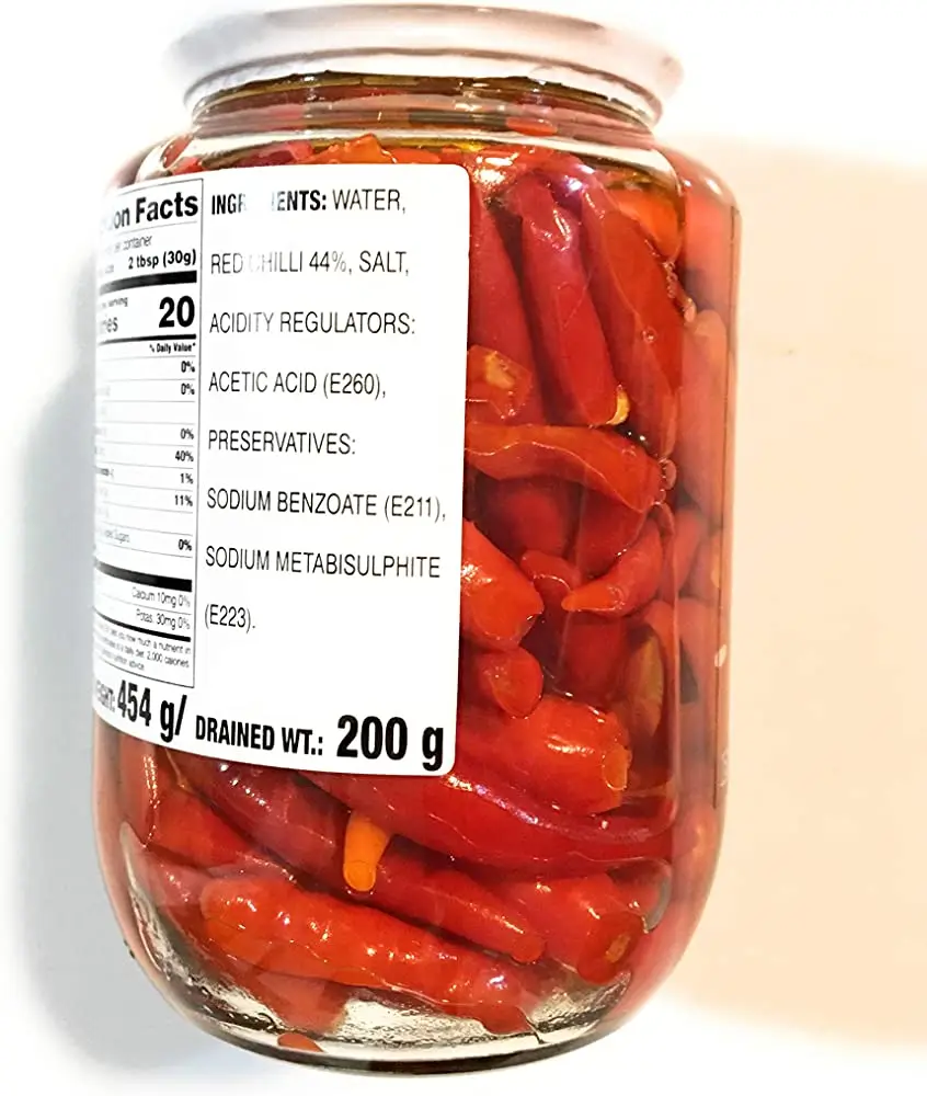 Vietnam Supplier Canned Red Chili Pickled Green Chilli Satled Chilli in Jar Canned Vegetables - WA 0084 989 322 607