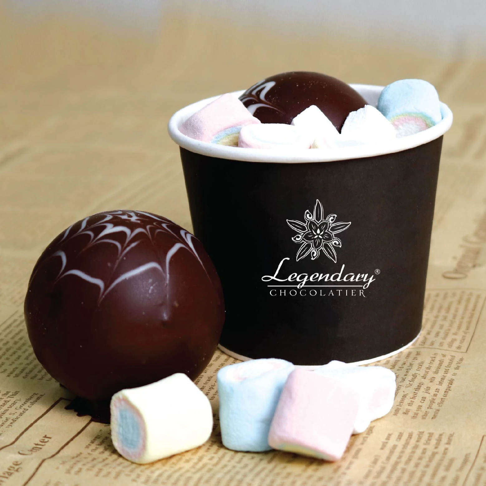 Профессиональное производство, новый продукт chocobomb, настоящий композитный шоколадный чехол, мини-зефир для всех поколений