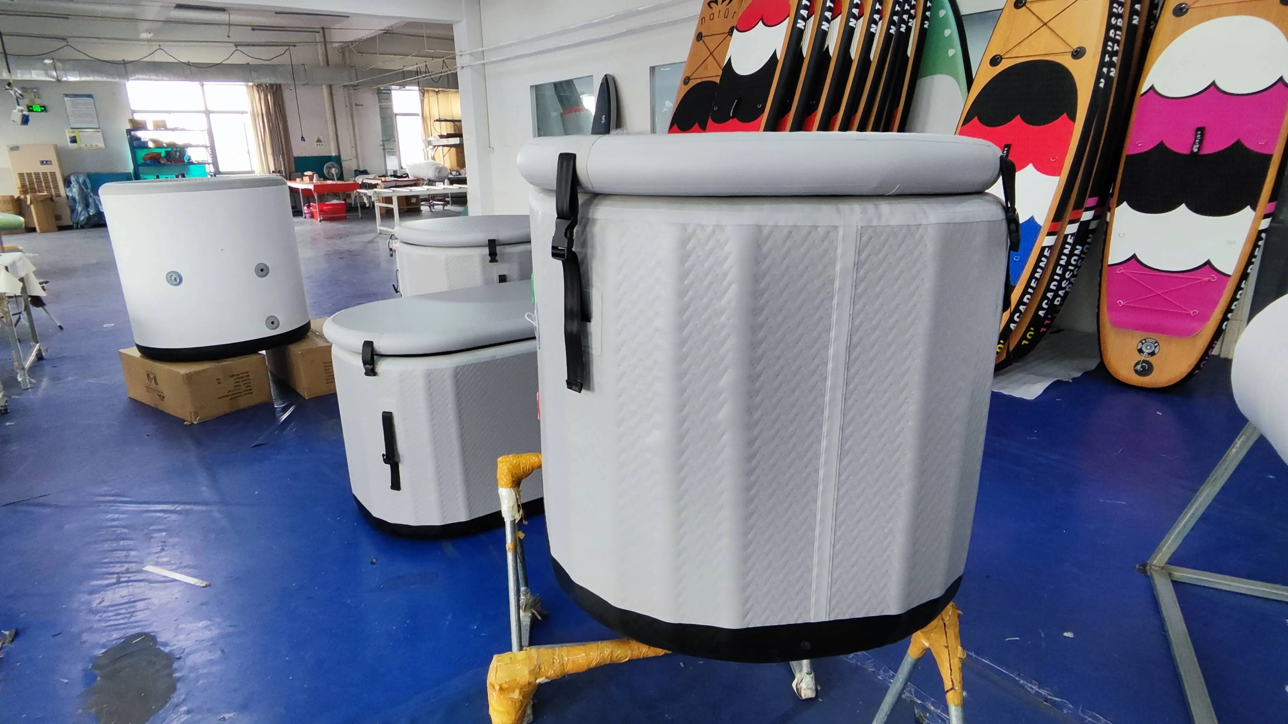180cm Large Oval Inflatable Ice Bath Tub Pool Outdoors Chiller,DWF ...