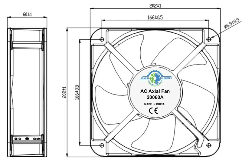 200mm 220v 110v Dual Voltage Axial Ac Fan Garage Storage Shed