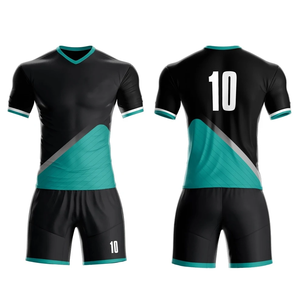 Sublimation Men Soccer Jersey Football Team Short Sleeve Club Uniforms ...