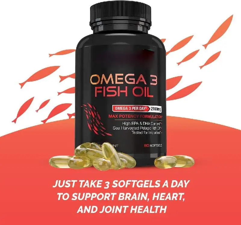 Private Label Bulk Vegan Halal EPA DHA Algae Deep Sea Fish Oil Omega 3 6 9 1000Mg Softgel Capsules