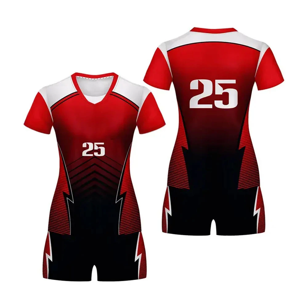 Professional Volleyball Uniform Customized Sublimation Volleyball Jerseys Custom Volleyball Kits 100% Polyester For Unisex 2025