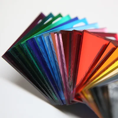 COLOURED PERSPEX ACRYLIC PLASKOLITE MIRROR SHEET 3MM THICK RED