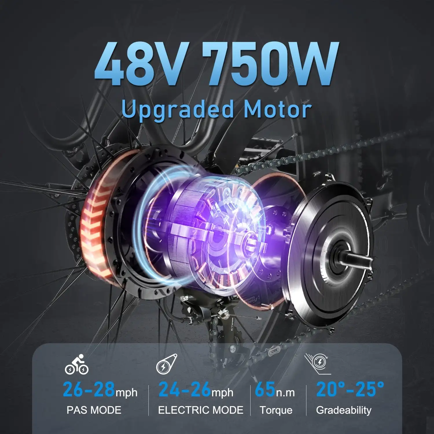 RS-A01 Plus Elektro-Citybike, 250-W-Hinterradnabenmotor, 36-V-Lithium-Akku, elektronisch faltbar, 50 km Reichweite, 60 km Stromversorgung